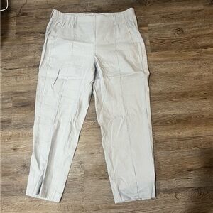 J. Jill Women’s Light Gray Linen Pants
